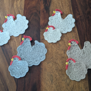 Chicken Hotpad & Coasters Set