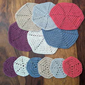 Hexagon Coaster & Placemat Set