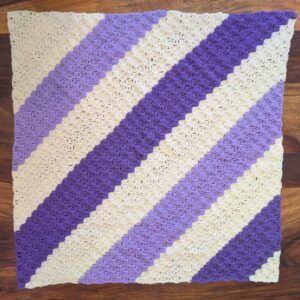 Diagonal Lap Blanket